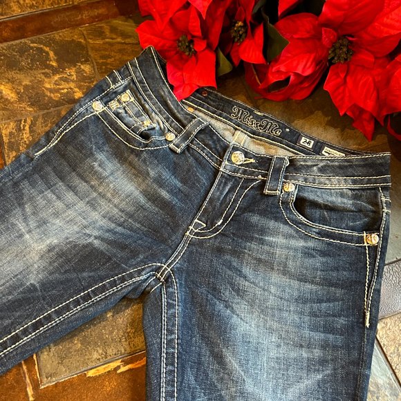 Miss Me Signature Rise Boot Cut Jeans (NWOT; size 28) - Picture 8 of 16